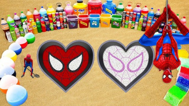 Мультики для детей. Эксперимент - мощное извержение зубной пасты из из сердечек. Мультики малышам