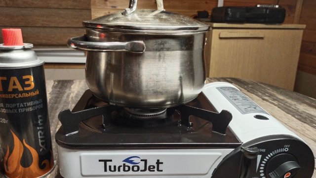 Газовая плитка для дачи и пикника. Супер!