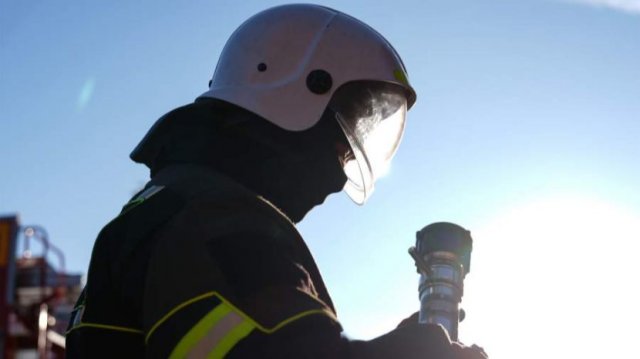 В центре Москвы в нежилом здании произошел пожар