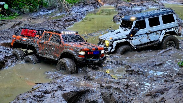 Все говорят, что ГЕЛИК ТОП, но это НЕ ТАК !!!. 6х6 против 4х4 в гряземесе. RC OFFroad