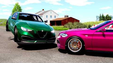 ДТП на высокой скорости — BeamNG Drive | CrashBoomPunk