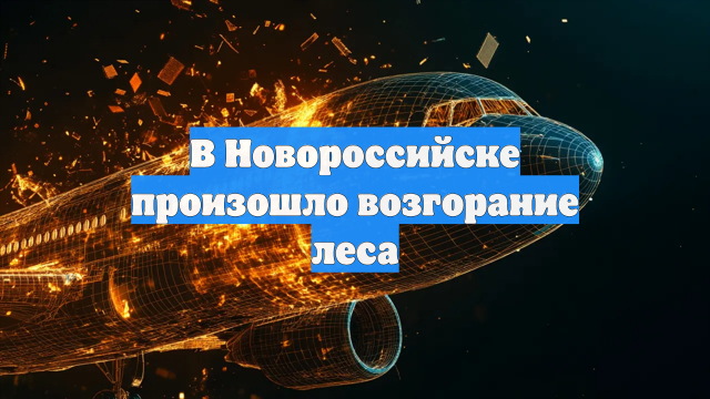 В Новороссийске произошло возгорание леса