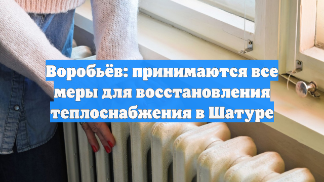 Воробьёв: принимаются все меры для восстановления теплоснабжения в Шатуре