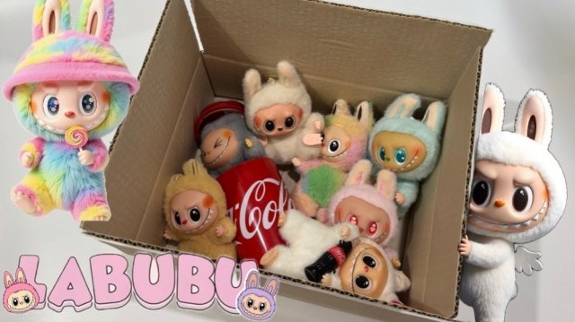 Большая коробка ЛАБУБУ. Распаковка. Большой лабубу. Коллекция