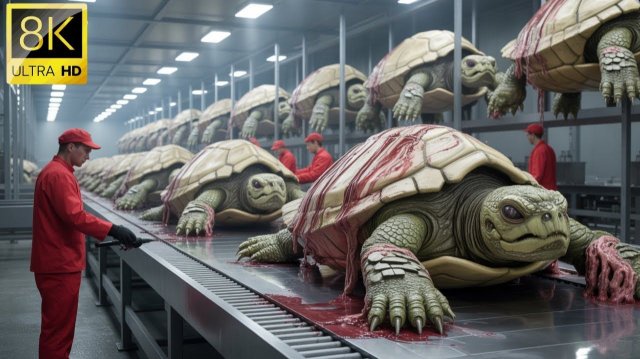 Внутри фабрики черепаховой кожи как панцири гигантских черепах превращаются в роскошные сумки