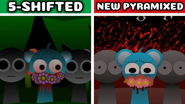 SPRUNKI: 5‑SHIFTED! ⚔️ ОРИГИНАЛ VS NEW PYRAMIXED — КТО ЗАБЕРЁТ КОРОНУ? 🎼👑🔥