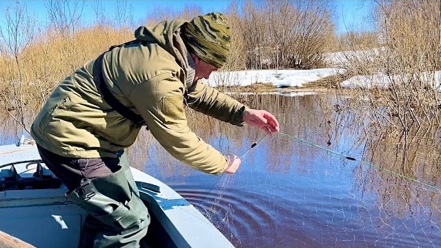 Рыбалка на сети и фитили на севере. Охота на утку.