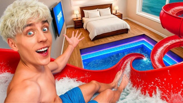ВЛАД А4 - Я Построил СЕКРЕТНЫЙ БАССЕЙН в Своей КОМНАТЕ !