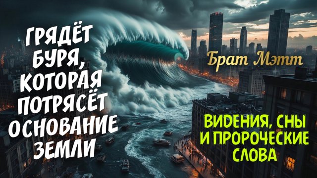 ГРЯДЁТ БУРЯ, КОТОРАЯ ПОТРЯСЁТ ОСНОВАНИЕ ЗЕМЛИ! ВИДЕНИЯ, СНЫ И ПРОРОЧЕСКИЕ СЛОВА. Брат Мэтт