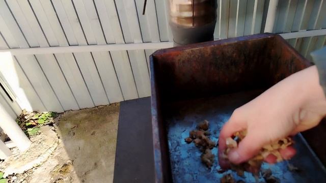 Закоптила на даче скумбрию