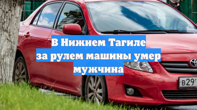 В Нижнем Тагиле за рулем машины умер мужчина