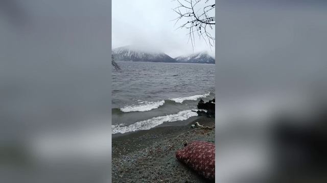 Шторм на Телецком озере