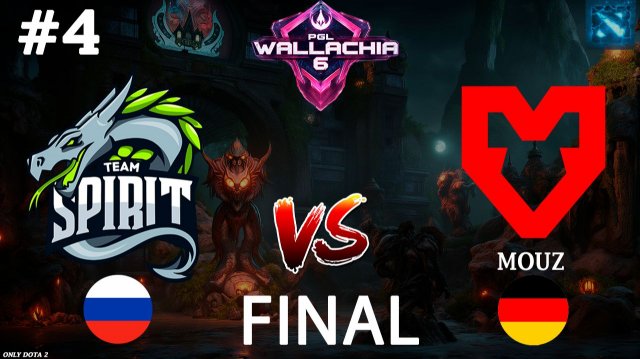 16/0/16 | Spirit vs Mouz #4 (BO5) FINAL | PGL Wallachia S6