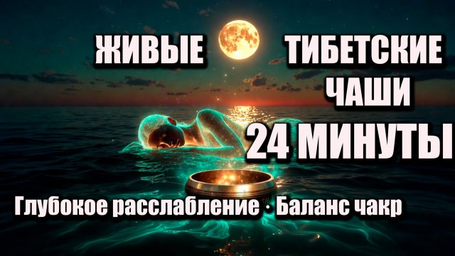 Поющие тибетские чаши живьём · 24 минуты чистого звука