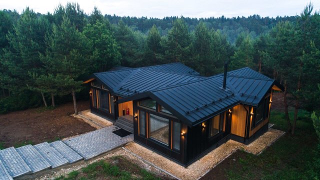 VS 152 Шестигранный каркасный дом