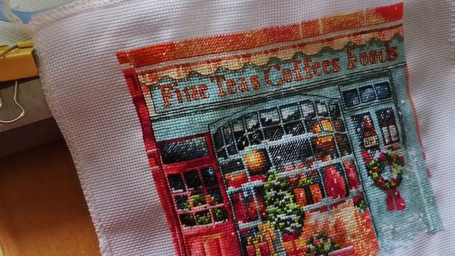 Вышивальные заметки #кофейныймагазин #старт #вышивкакрестом #видео #рукоделие #своимируками