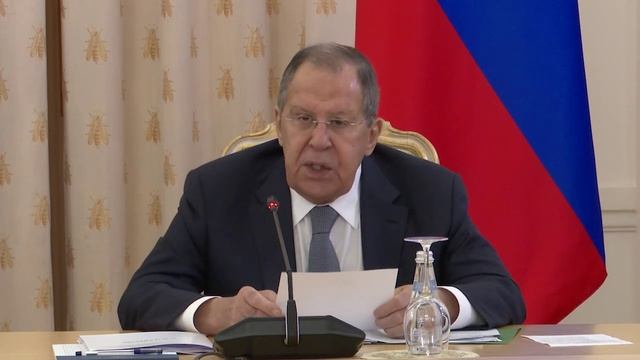 С.Лавров на заседании коллегий МИД России и МИД Белоруссии, Москва, 25 ноября 2025 года