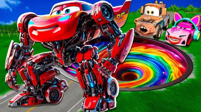 Машинки летают и прыгают! Развивающие мультики Машины помощники. Мультфильмы про машинки