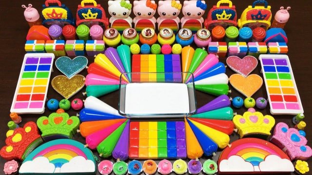 Смешивание слаймов | АСМР видео | Слайм АСМР | Рецепт слайма | Игра слайм