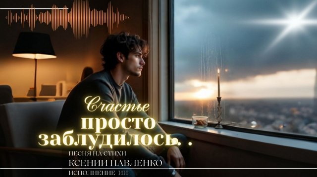 Новая песня  для тех, кто  ищет  счастье "Счастье просто заблудилось " на стихи Ксении Павленко