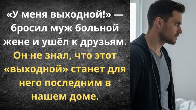 Лучшее лекарство — это бывший муж | Истории из жизни