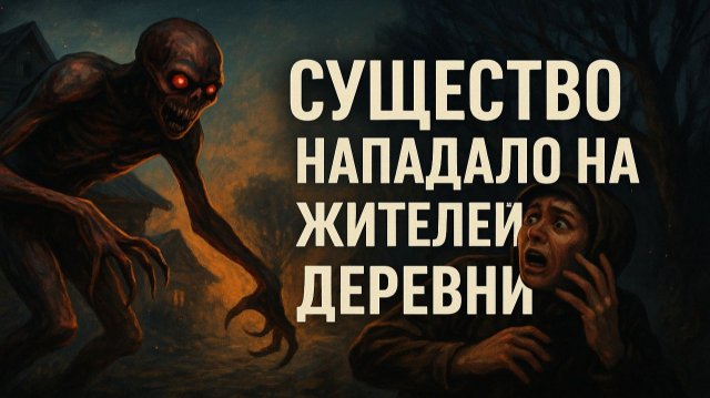 В 1990 году Неизвестное СУЩЕСТВО Нападало на Жителей Деревни. Секретные Архивы ФСБ. Страшные Истории