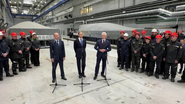 В Москве сегодня открыли самую современную речную верфь в стране