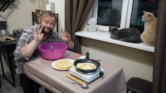 Деревенские блины без комочков это просто БЛИНЫ НА ПРАЗДНИК подвал ильича  ЕДА