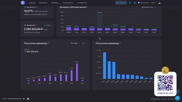 Дивидендный Портфель из акций или Вклад?