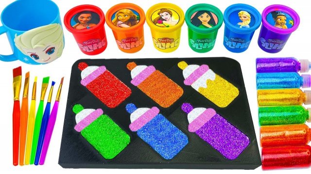 ИГРАЕМ В СЛАЙМЫ ЗАЛИВАЕМ В ФОРМЫ БУТЫЛОЧЕК ВИДЕО ДЛЯ ДЕТЕЙ ДЕТСКИЙ КАНАЛ ИГРАЛКИ-ЗАЛИПАЛКИ