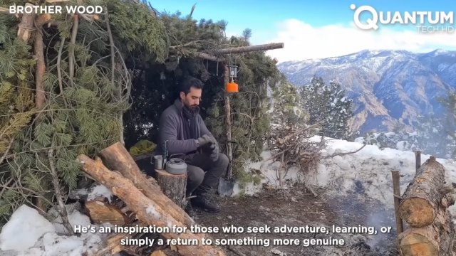 Один в дикой природе, невероятные убежища.