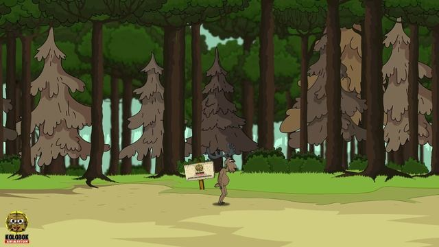 Анекдот про зверей Как Лось Свину Палку кинул Мультанекдот