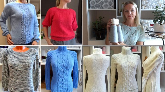 Мой вязаный гардероб на эту зиму❄️ Джемпера, свитера, жилет