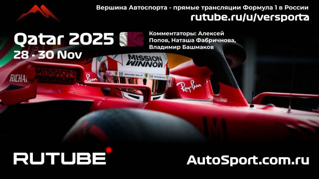 Ф1 Основная Квалификация Катар - 23 этап 2025 А. П. и Н. Ф. (Формула 1 - Ф1) Автогонки Гран При