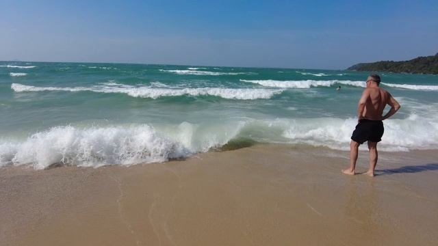 Военный пляж! Не спокойное море! Восторг от волн!