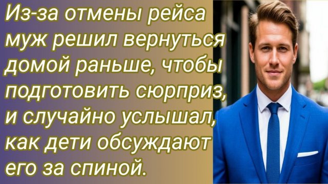 Истории для Вас/Из-за отмены рейса муж решил вернуться домой раньше../Жизненные истории/Аудиорассказ