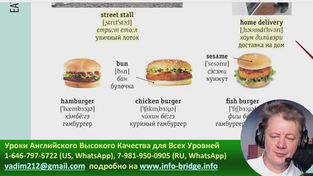 16.12 Английский Разговорник, Продукты Питания, Еда, Напитки, Уроки с Паузами для Повтора,