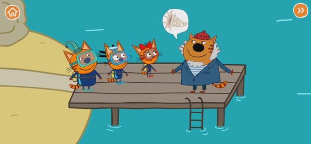 Три Кота Мультфильм Морские приключения