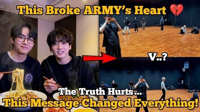 СООБЩЕНИЕ ТЭХЁНА ПОРАЗИЛО ВСЕХ… Что-то очень неправильно!