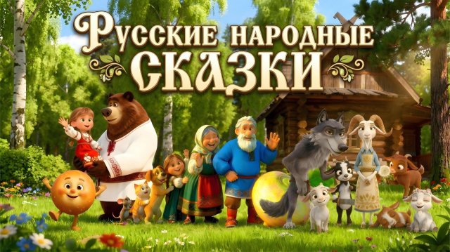 📖Сборник сказок РУССКИЕ НАРОДНЫЕ СКАЗКИ | КОЛОБОК | МАША и МЕДВЕДЬ | ВОЛК И СЕМЕРО КОЗЛЯТ | РЕПКА