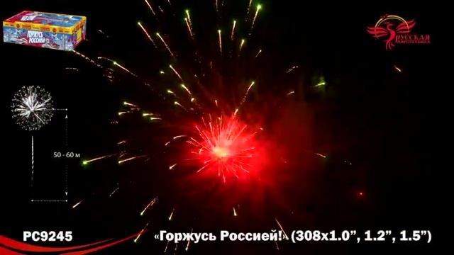 Горжусь Россией! (1",1,2",1,5"х308) (РС9245) *1/1 (шт.)