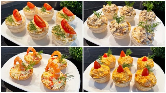 ТОП закуски за 5 минут на Новый Год 2024. Быстрые и очень вкусные закуски на праздник!