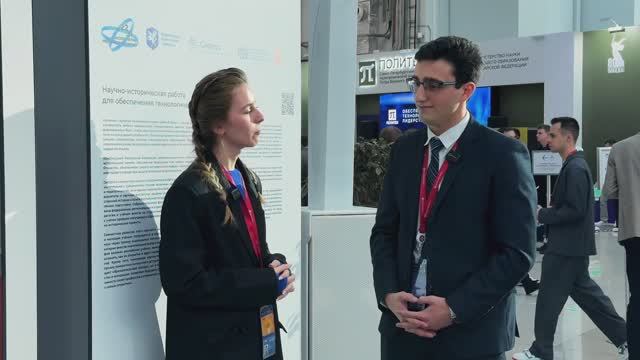 Интервью с Артуром Роганяном, студентом СочиГУ на Конгрессе молодых ученых