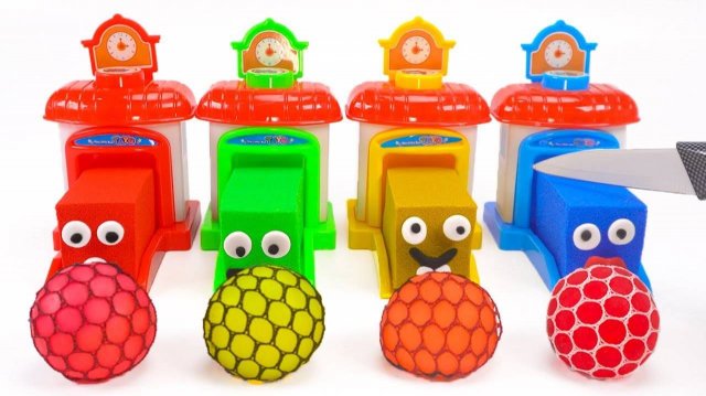 ИГРАЕМ С КИНЕТИЧЕСКИМ ПЕСКОМ И МЯЧИКАМИ АНТИСТРЕС МУЛЬТИКИ ДЛЯ ДЕТЕЙ КАНАЛ ИГРАЛКИ-ЗАЛИПАЛКИ