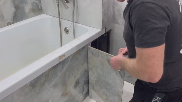 Как просто сделать экран для ванны без покупки люков