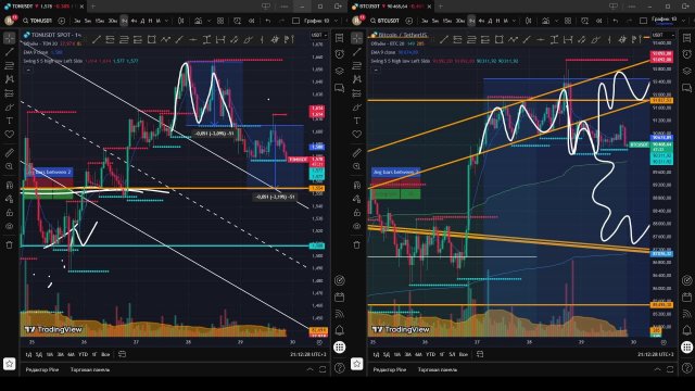 BTC Bitcoin Crypto Total Trading