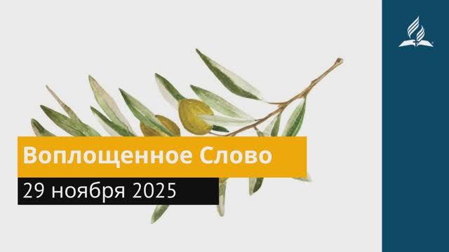 29 ноября 2025. Воплощенное Слово. Под сенью благодати.