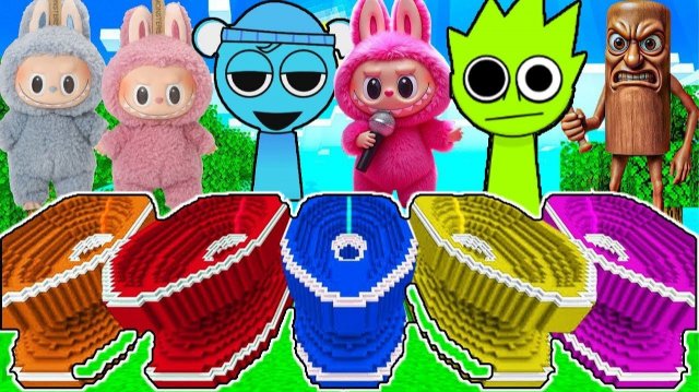 ВЫБЕРИ ПРАВИЛЬНЫЕ ТУАЛЕТЫ ВСЕ ВИДЫ ЛАБУБУ И СПРУНКИ В МАЙНКРАФТ