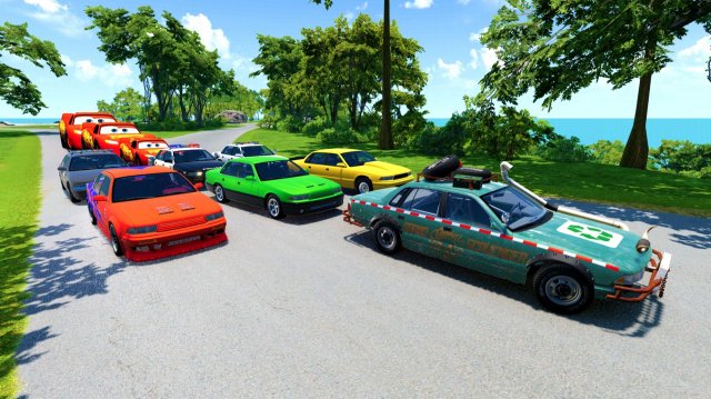 МУЛЬТИКИ ПРО МАШИНКИ. Экстрим на максимум: смотри, как машины летят вниз!