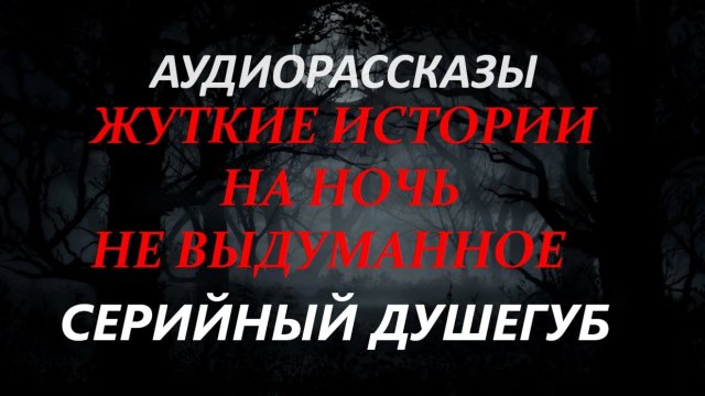 СТРАШНЫЕ РАССКАЗЫ НА НОЧЬ-СЕРИЙНЫЙ ДУШЕГУБ